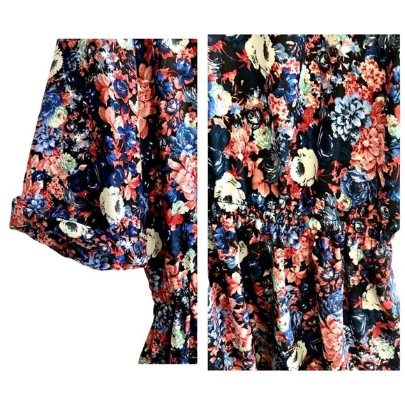 Zara floral print v back mini dress, Size M - Picture 11 of 13